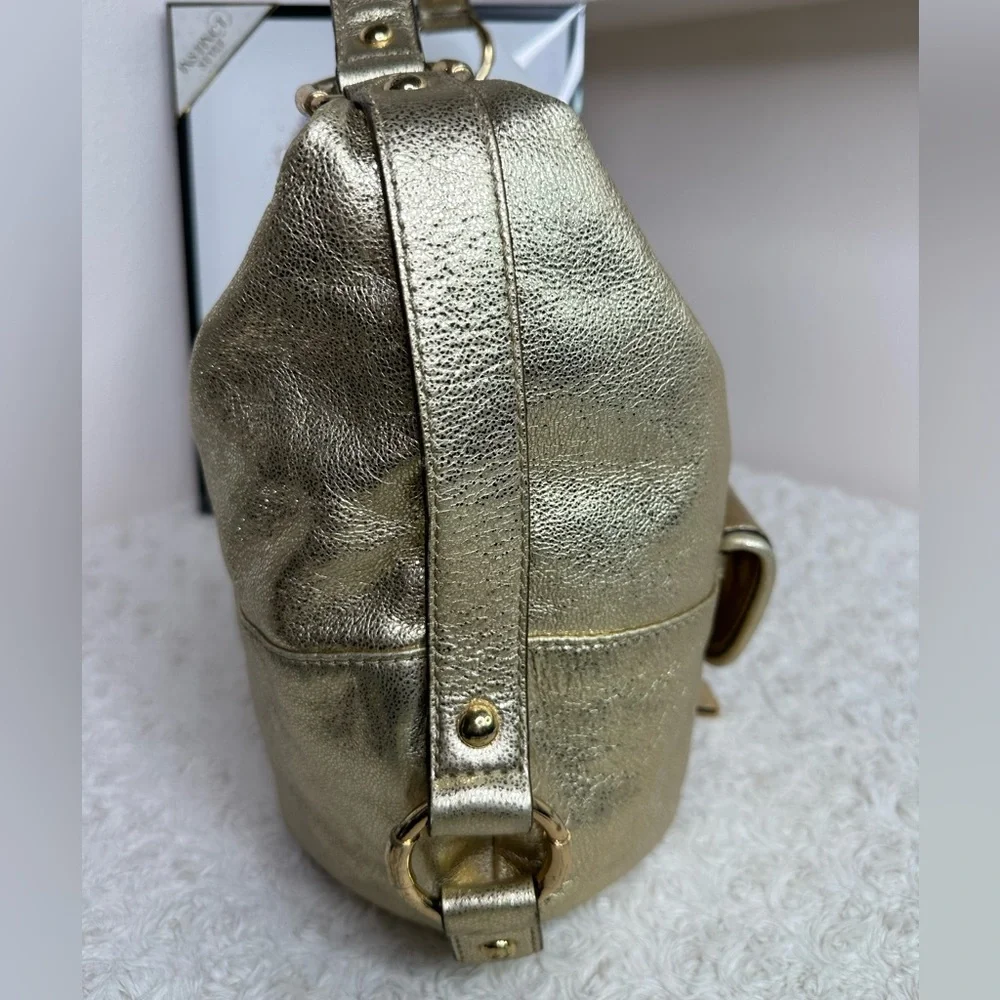 Michael Kors Gold Metallic Bag pristine condition